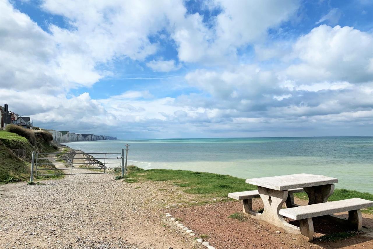 Appartamento Rêves Salés avec vue mer imprenable Ault Esterno foto