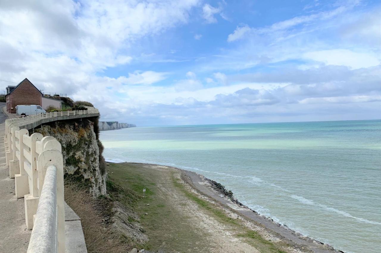 Appartamento Rêves Salés avec vue mer imprenable Ault Esterno foto