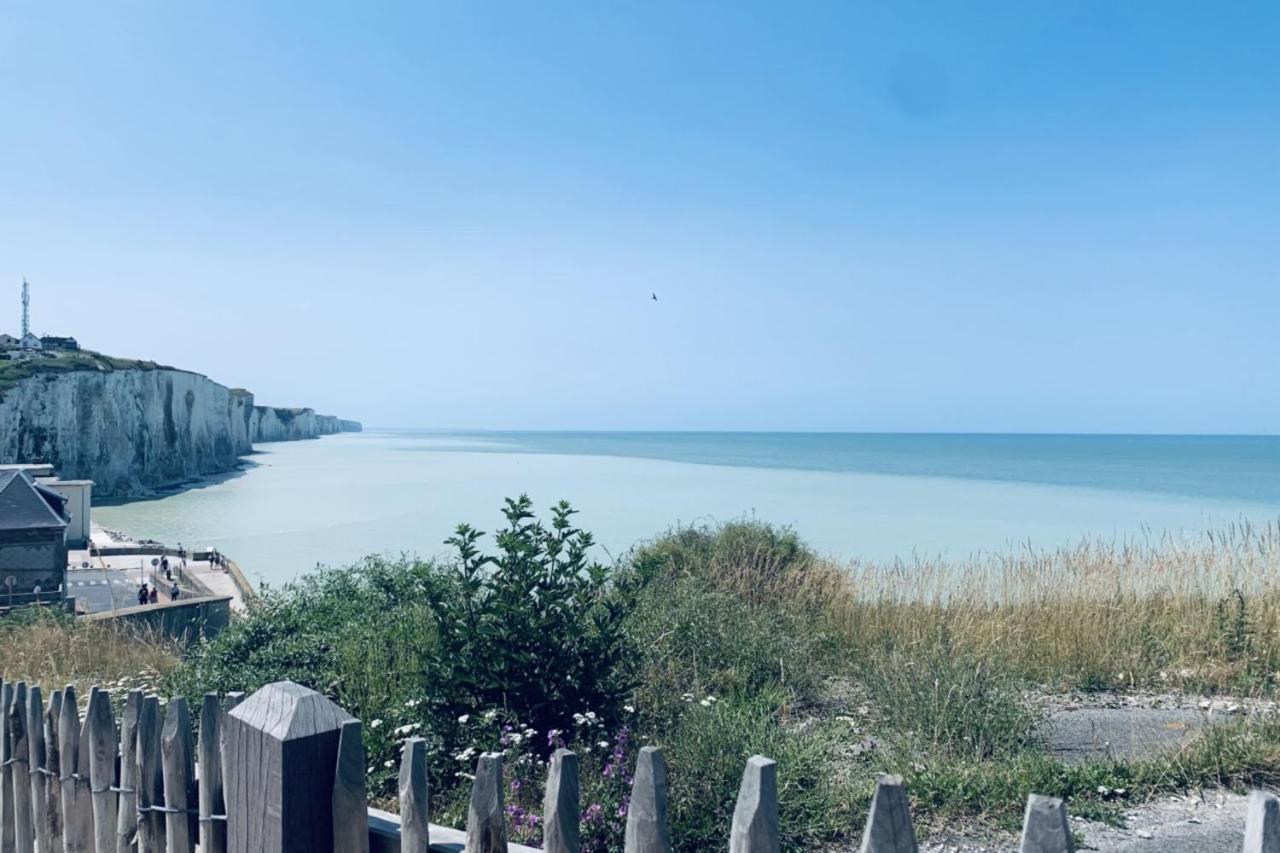 Appartamento Rêves Salés avec vue mer imprenable Ault Esterno foto
