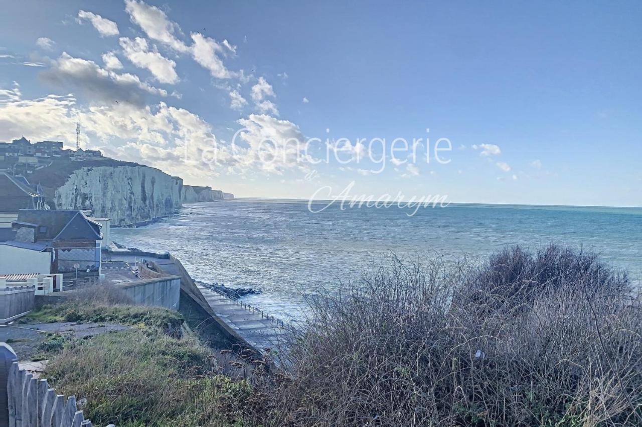 Appartamento Rêves Salés avec vue mer imprenable Ault Esterno foto