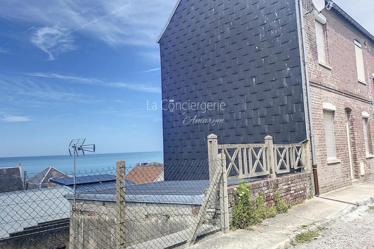 Appartamento Rêves Salés avec vue mer imprenable Ault Esterno foto